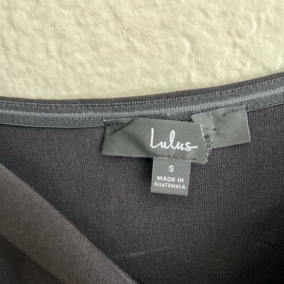 NWOT How Much I Care Black Off-the-Shoulder Midi Dress - Picture 5 of 6